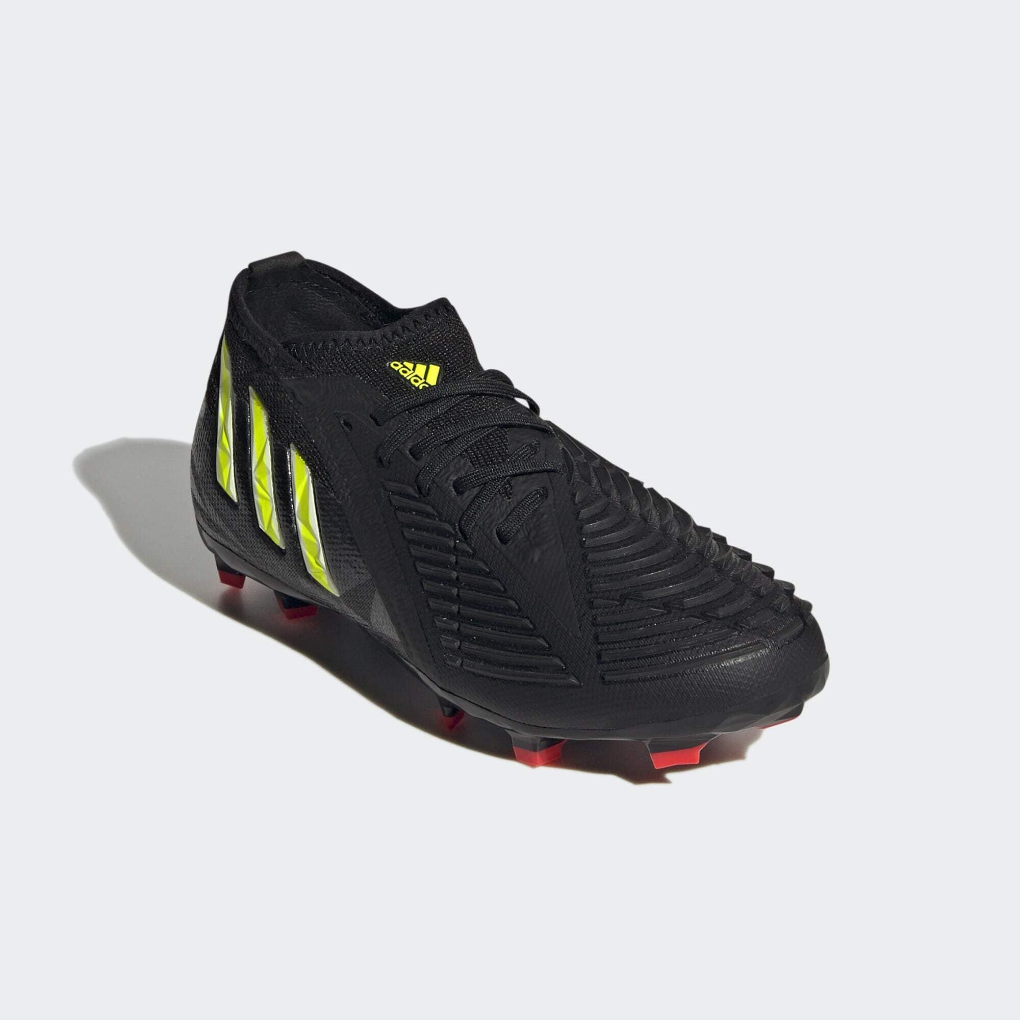 adidas Predator エッジ.1 FG コアブラック　ソーラーイエロー adidas Kids Predator Edge.1 FG - Core Black/Solar Yellow