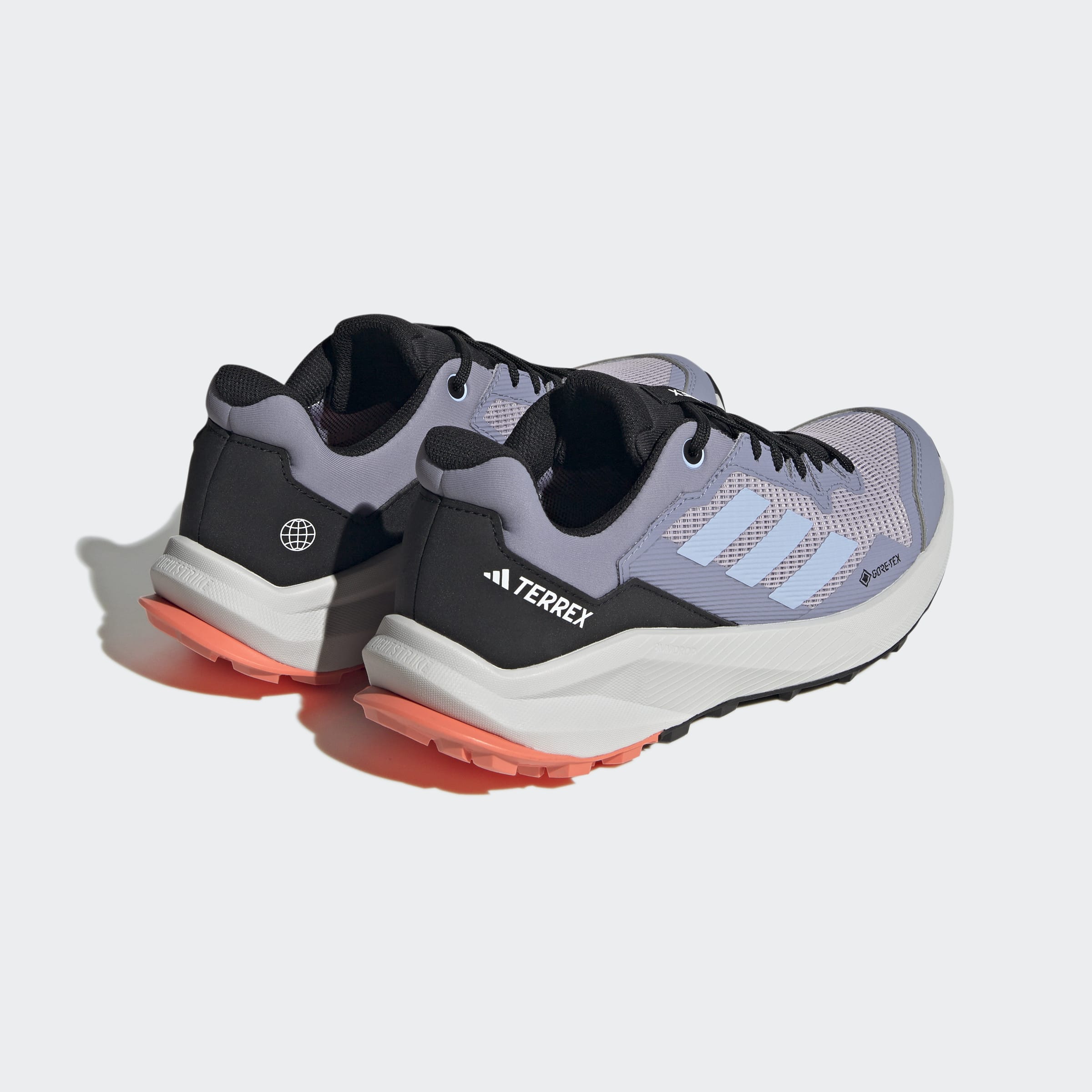adidas Terrex Trail Rider GORETEX Trail Running Shoes Silver Violet