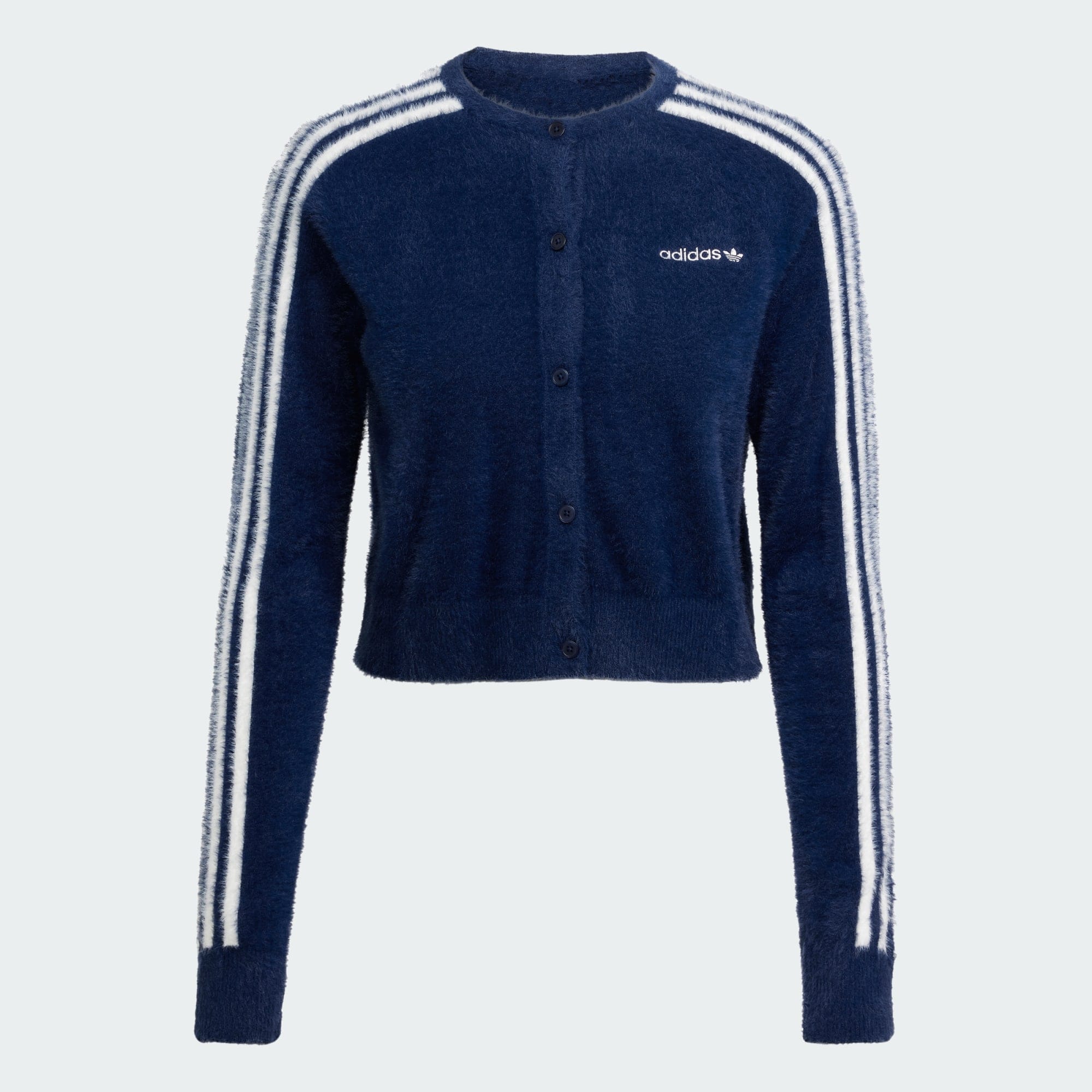 adidas Originals Womens Fluffy Knitted Cardigan - Night