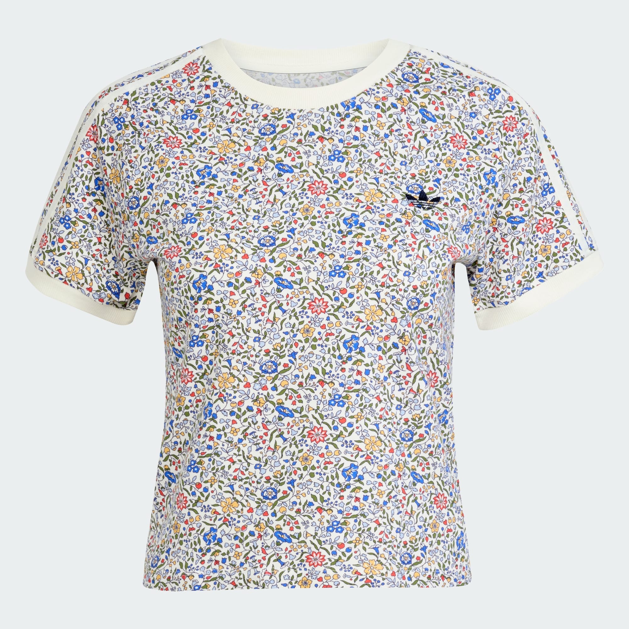 売れ筋商品|||アディダスオリジナルス Tシャツ レディース トップス LIBERTY  - Polo shirt - off white/semi lucid red adidas Originals x Liberty London Womens Cali T-Shirt - Off