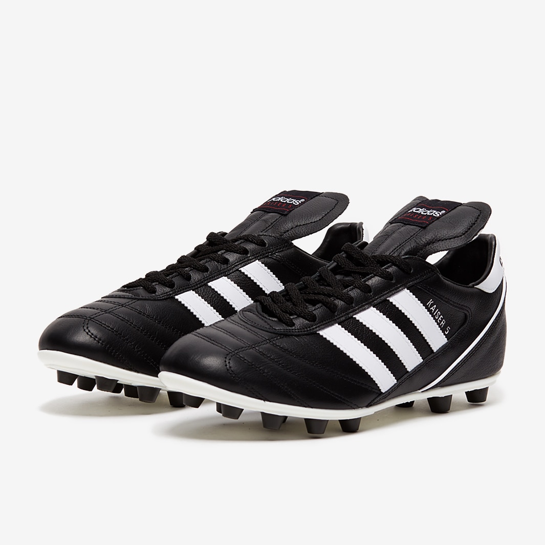 Rápido Para aumentar Ciencias adidas Kaiser 5 Liga FG - Mens Boots - Firm Ground - 033201 - Black/Running  White/Red | Pro:Direct Soccer
