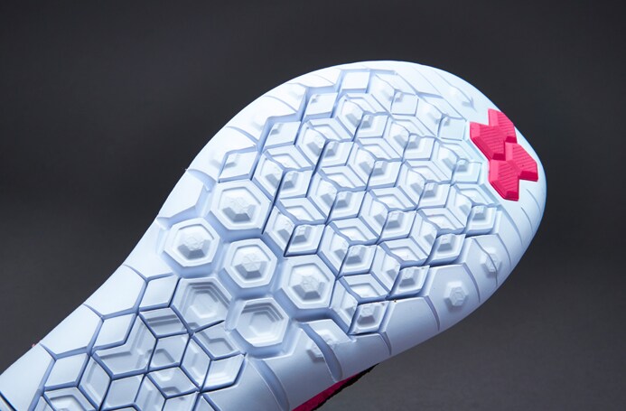 Nike Womens Free Flyknit Womens Running Shoes Fireberry