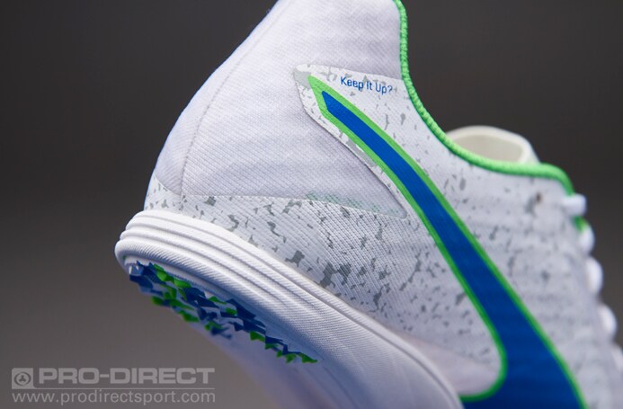 Mens Shoes Puma TFX Distance v5 White Strong Blue Fluorescent Green Co 187538 01 Pro Direct Running