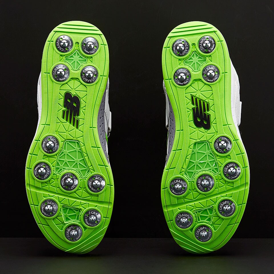 New Balance CK4040 Cricket Shoe White/ Green Mens Shoes Bowling