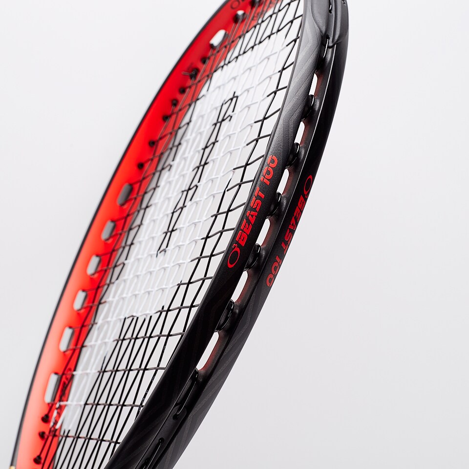 Prince O3 Beast 100 (300) - Black/Red - Mens Rackets | Pro:Direct