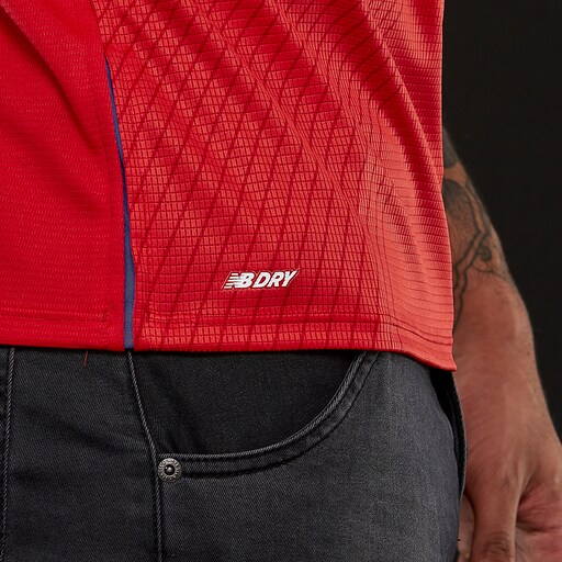 New Balance Costa Rica 2018 Home SS Shirt - Red image 5 |