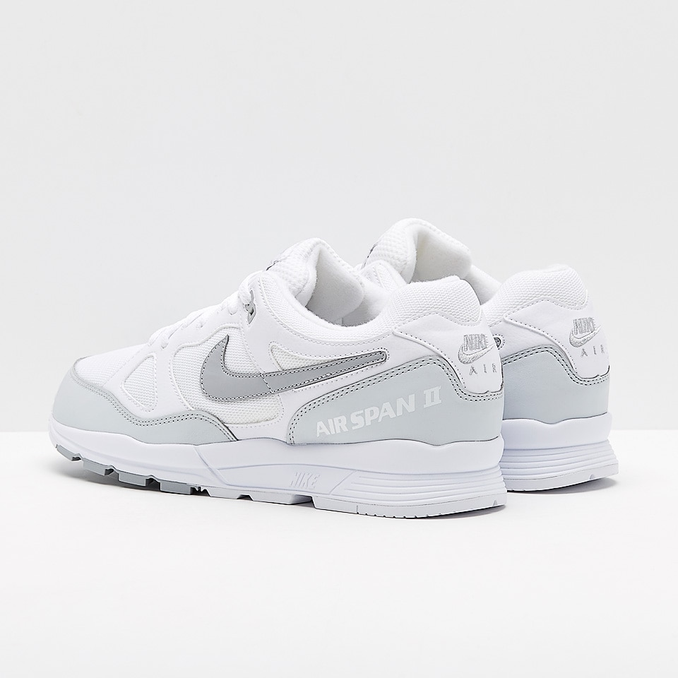 White Wolf Grey Air Span Grey Mens Shoes Nike Air Span II White