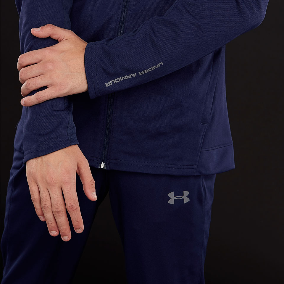Under Armour Challenger II Knit Warm-Up - Mens Clothing - Tracksuits -  Midnight Navy/Graphite