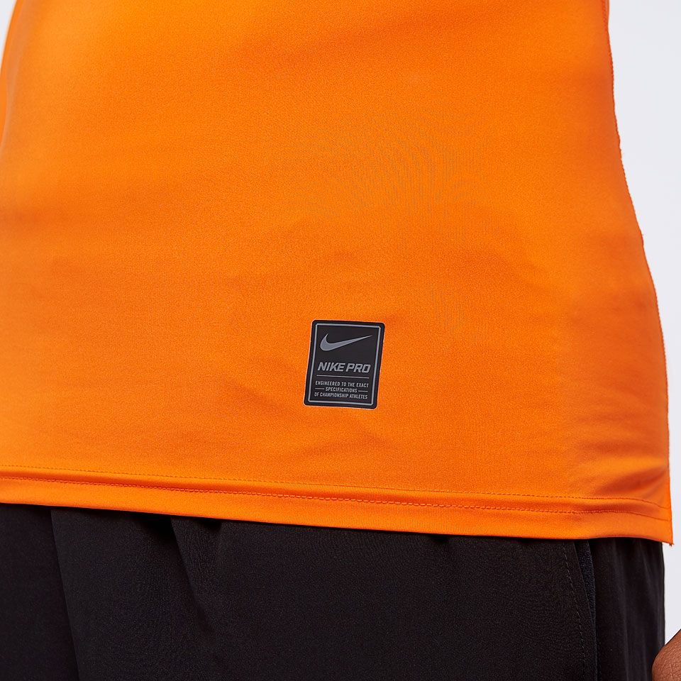 nike orange compression shirt