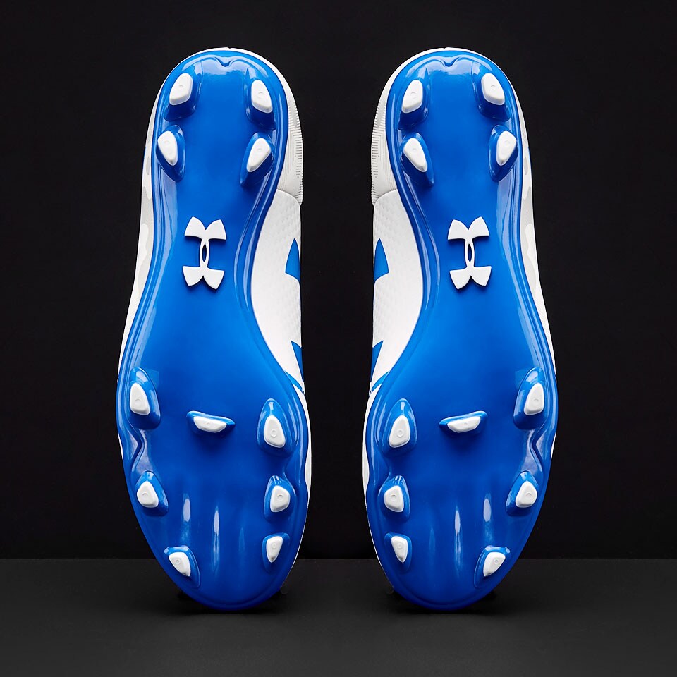 Under Armour Spotlight スパイク 青/白 Under Armour Spotlight DL FG - Mens Soccer Cleats - Firm