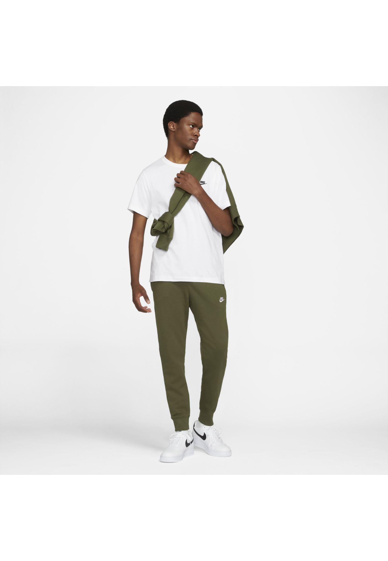 Nike Sportswear Club Fleece Joggers Rough Green/Rough Green/White