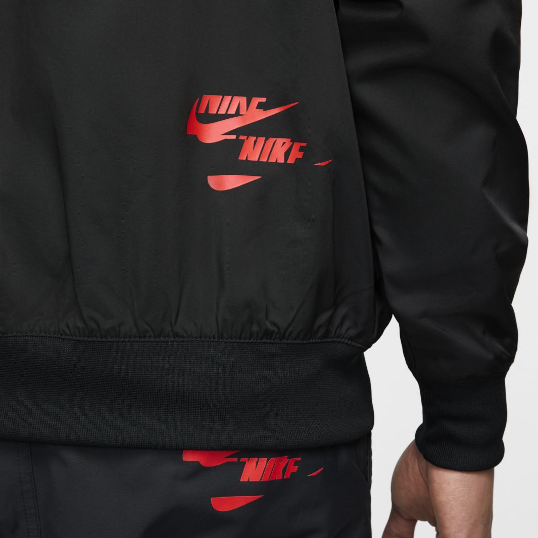 Nike Sportswear Sport Essentials+ Woven Windrunner Jacket Black/White