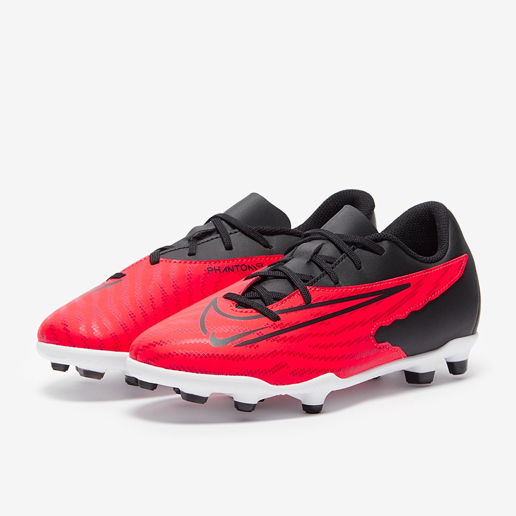 Nike Kids Phantom GX Club FG/MG - Bright Crimson/Black/White