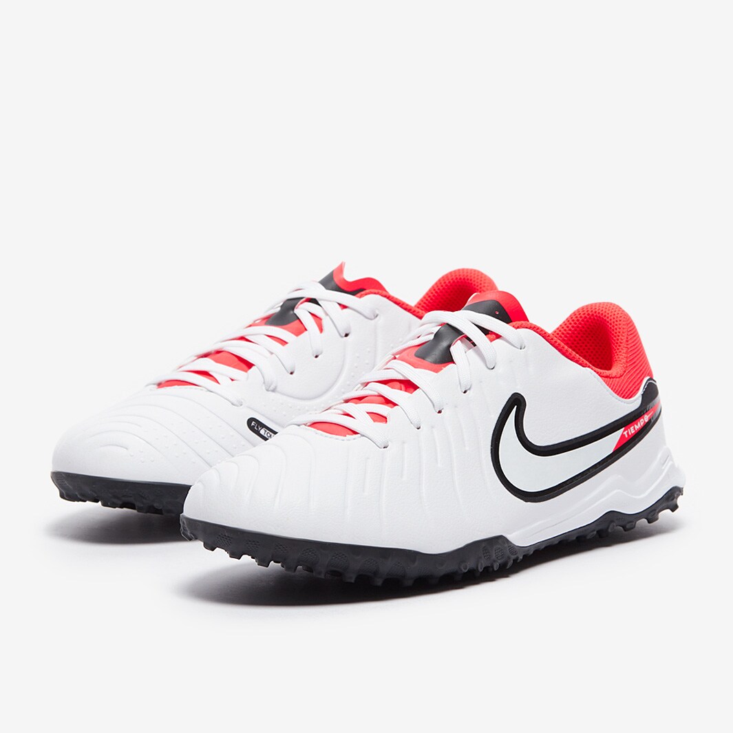 Nike Kids Tiempo Legend X Academy TF White/Black/Bright Crimson
