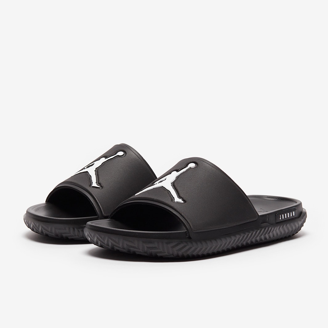 Claquettes Jordan Jumpman Noir/Blanc Chaussures Homme Pro