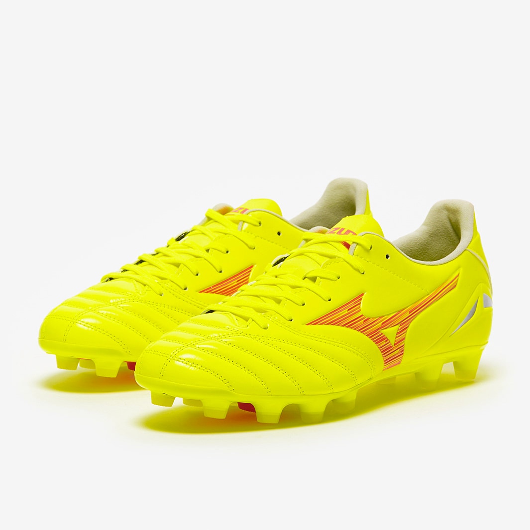 Mizuno Morelia Neo IV Pro FG - Safety Yellow/Fiery Coral/Safety Yellow