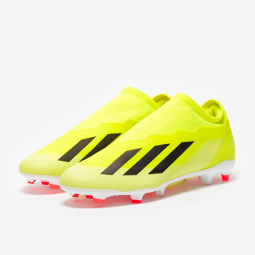 adidas X Crazyfast League Laceless Firm Ground - Team Solar Yellow