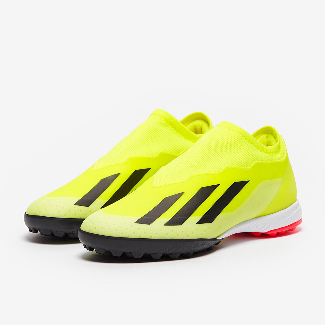 adidas X Crazyfast League Laceless Turf - Team Solar Yellow/Core