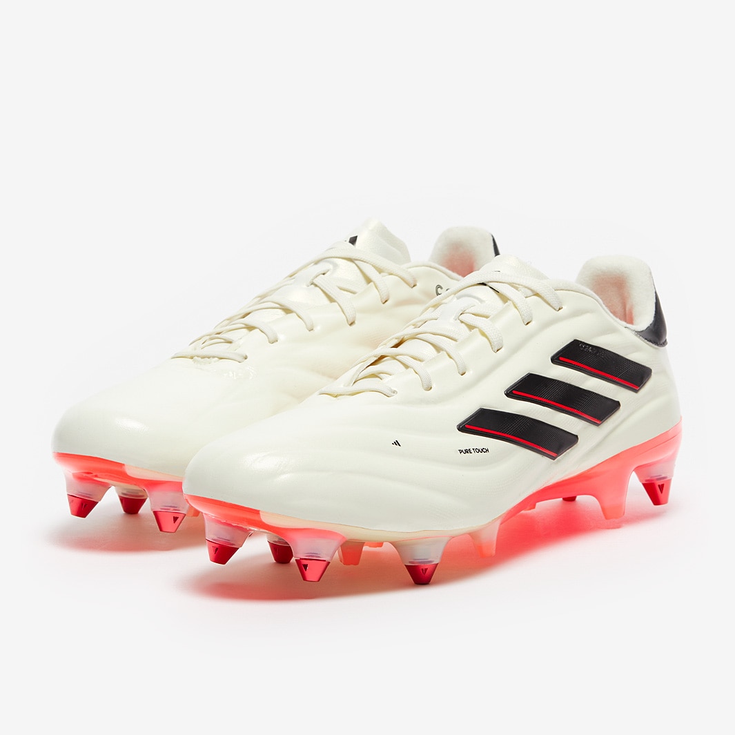 adidas Copa Pure 2 Elite Soft Ground - Ivory/Core Black/Solar Red