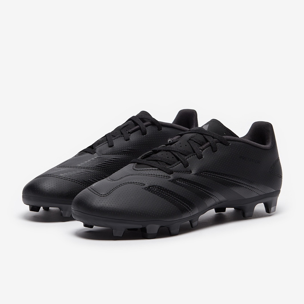 adidas Predator Club Firm Ground - Core Black/Carbon/Core Black