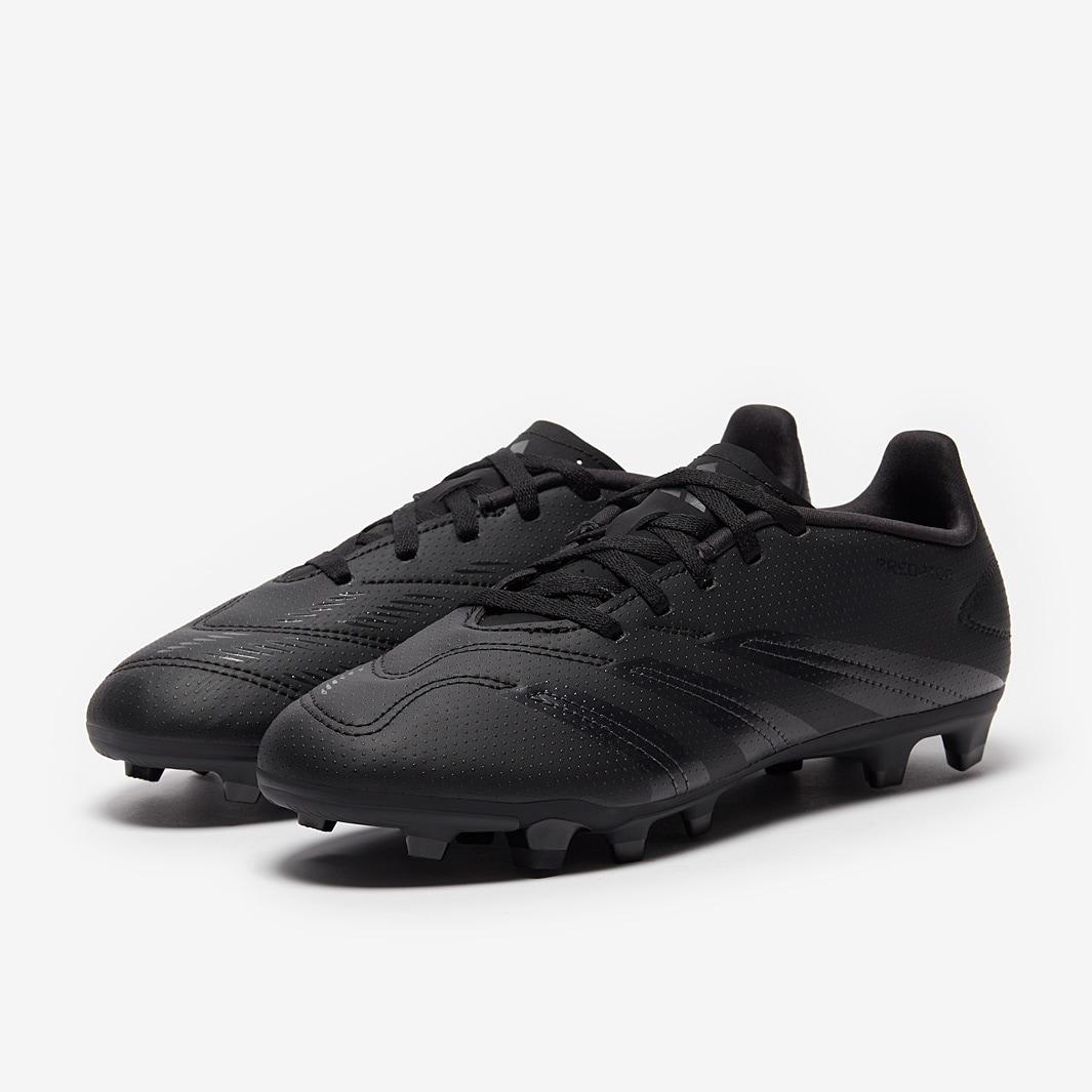 adidas Predator ブラック サッカーシューズ adidas Kids Predator Club Laced Firm Ground - Core Black