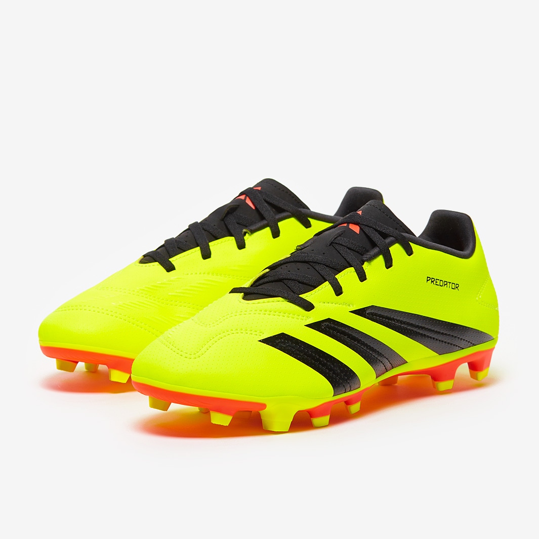 adidas Predator ネオンイエロー シューズ adidas Predator Club Firm Ground - Team Solar Yellow/Core
