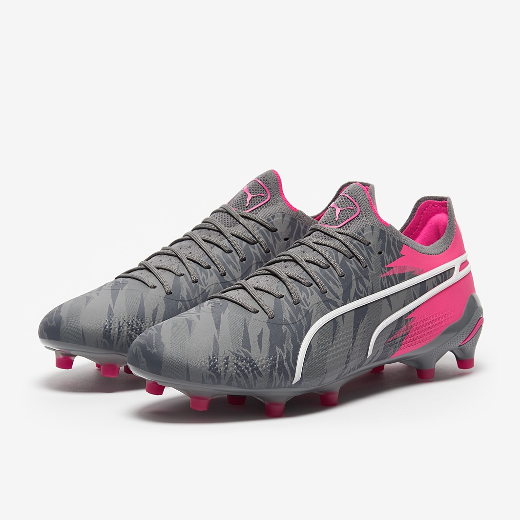 Puma king homme gris on sale