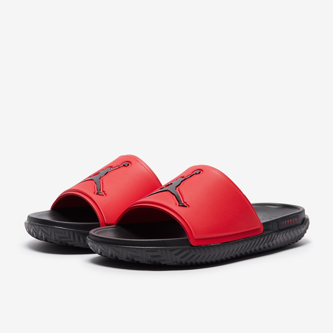 Jordan Jumpman Jordan Red Flip Flops Jordan Break Slide Black Red