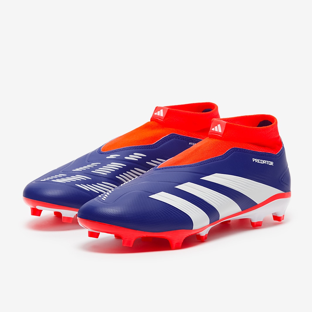 adidas Predator League Laceless Firm Ground - Lucid Blue/Ftwr