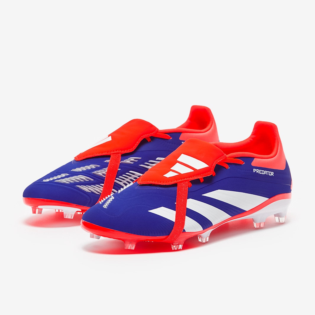シューズ adidas PREDATOR ELITEFG adidas Kids Predator Elite Tongue Firm Ground - Lucid Blue/Ftwr