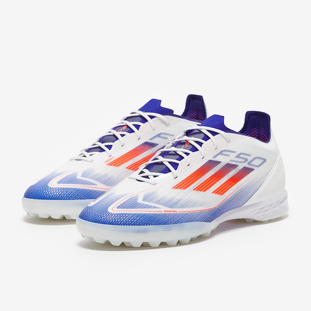 adidas F50 Pro Turf - Ftwr White/Solar Red/Lucid Blue - Adult Boots |