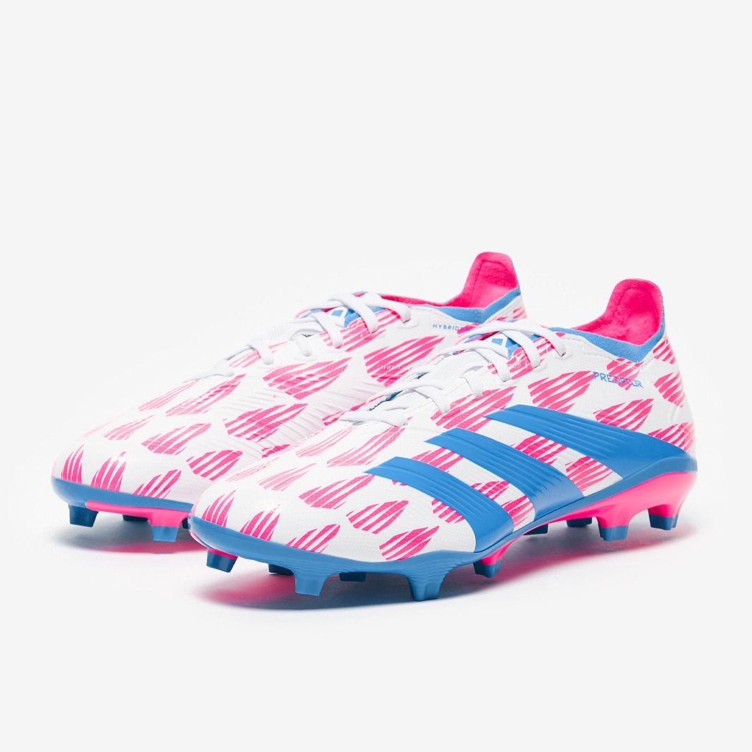 adidas Predator League Firm Ground - Ftwr White/Solar Blue/Solar