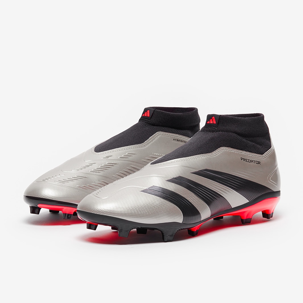 PREDATOR 紐なし adidas Predator League Laceless Firm Ground - Platin Met/Aurora