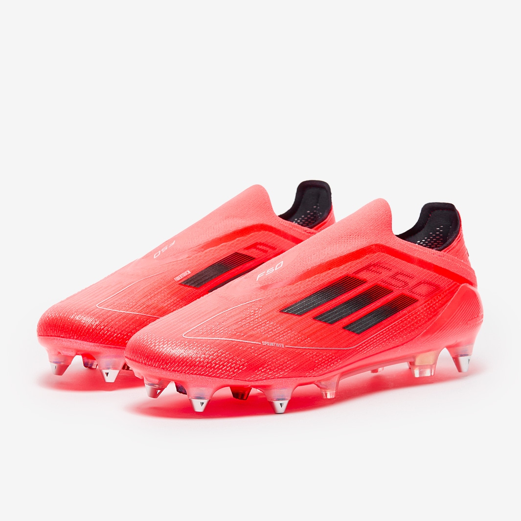 adidas F50 Elite Sin Cordones SG - Turbo/Aurora Negro/Platino Met