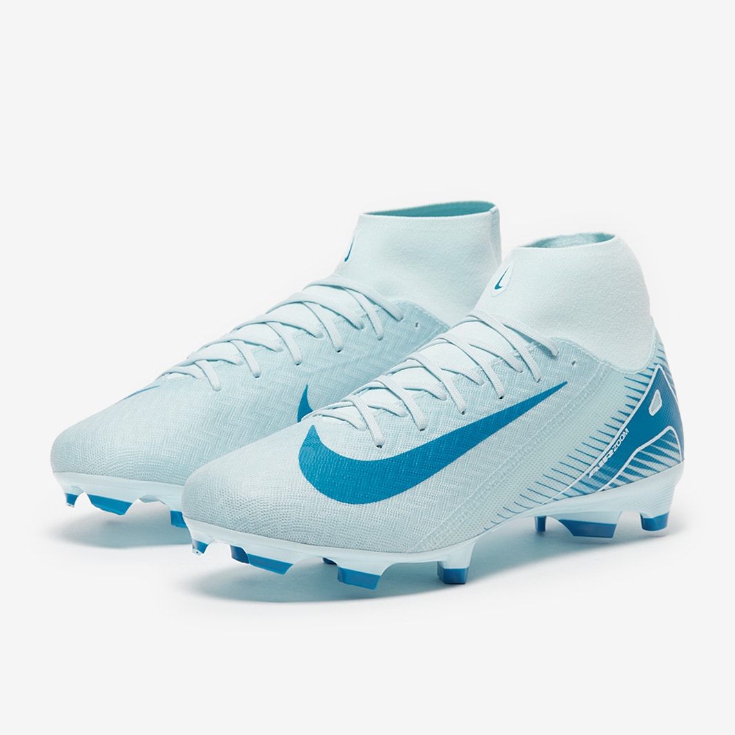 Nike Air Zoom Mercurial Superfly X Academy FG MG Ghiacciaio Blu Blu Orbit Scarpe Calcio Adulti Pro Direct Soccer