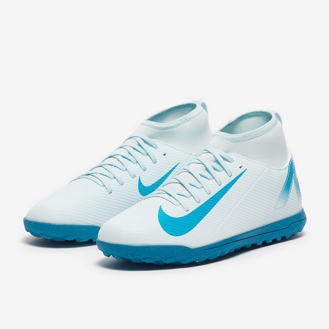 Nike Kids Air Zoom Mercurial Superfly X Club Turf - Glacier Blue