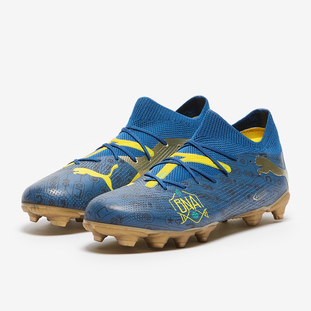 Puma Kids Future 7 Match FG/AG - Sailing Blue/Pelé Yellow
