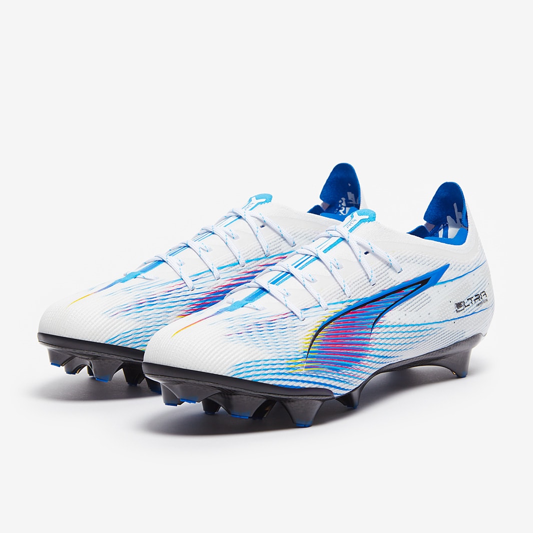 Puma Ultra 5 Carbon LE Firm Ground - Puma White/Ultra Blue/Garnet