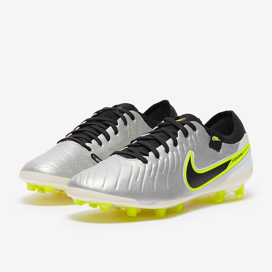 Nike Tiempo Legend X Pro AG - Metallic Silver/Black/Volt Nike Tiempo Legend X Pro AG - Metallic Silver/Black/Volt