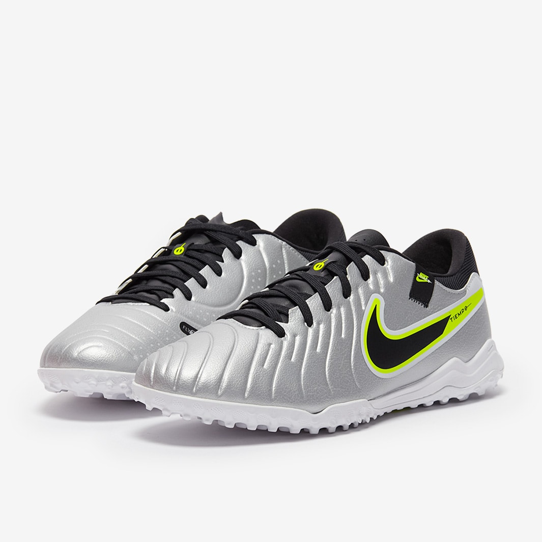 Nike Tiempo Legend X Academy Turf - Metallic Silver/Black Nike Tiempo Legend X Academy Turf - Metallic Silver/Black