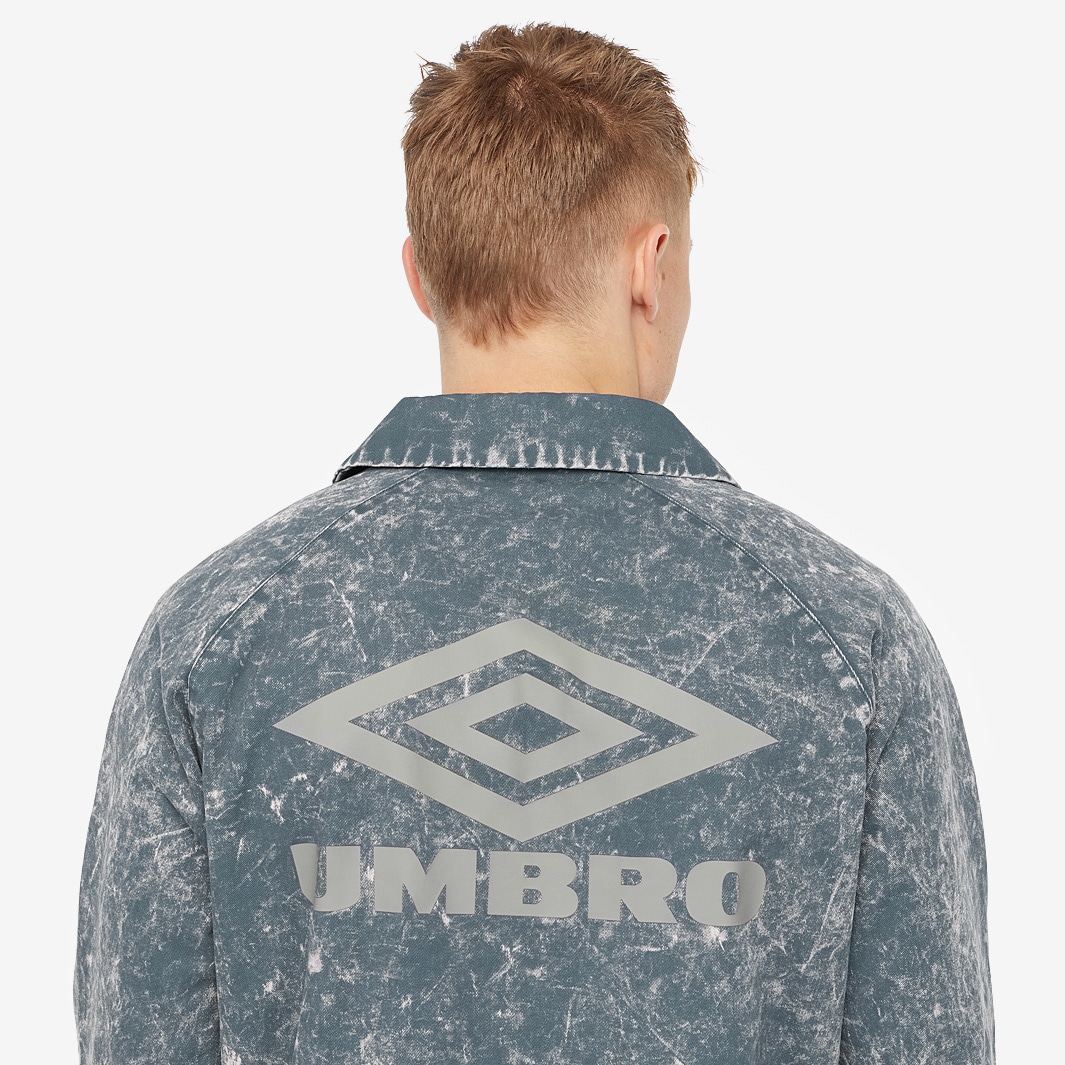 【UMBRO】 NQ Washed Drill Top Blue Umbro Washed Drill Top in Blue Mirage Umbro