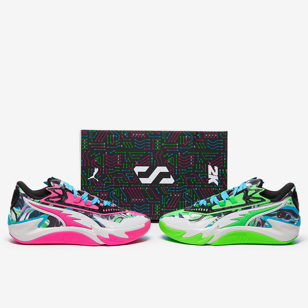 Puma Scoot Zeros Bright Aqua/Feather Grey Trainers Mens