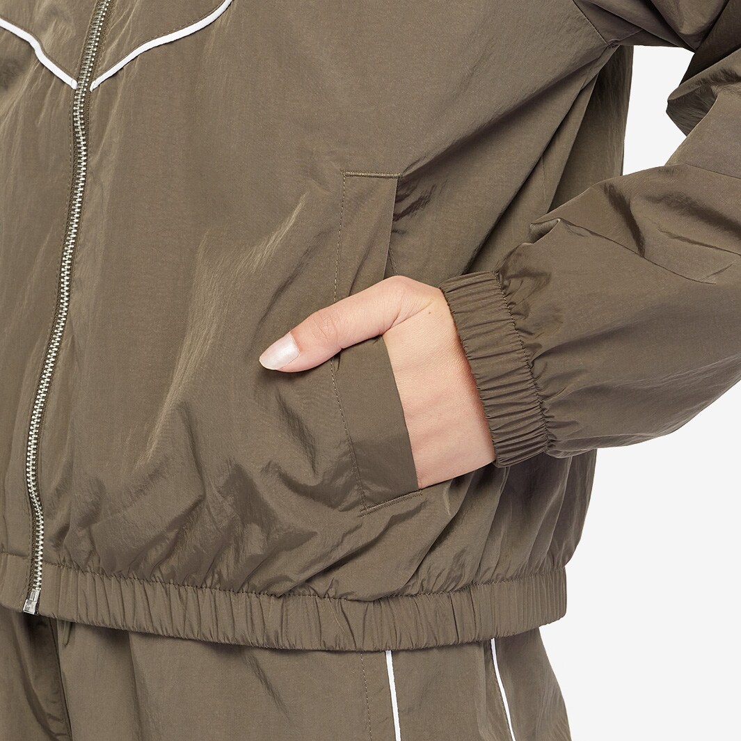women's nike sportswear swoosh long windrunner jacket