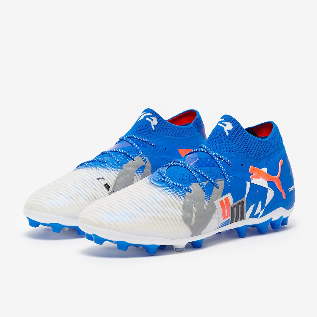 Puma Future Ultimate Forever MG Blanc Puma/Ultra Bleu/Gris