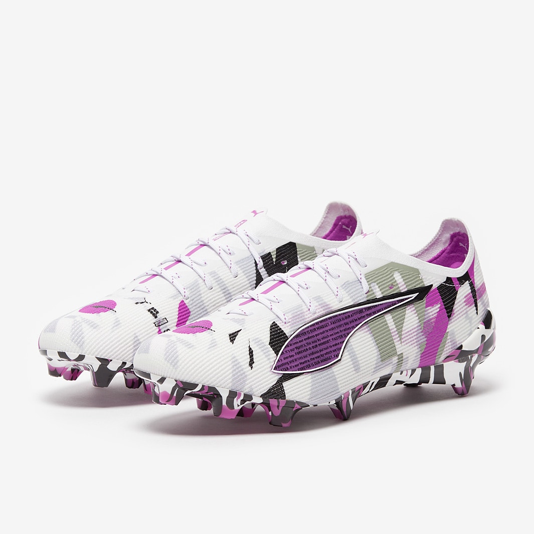 Puma Ultra 5 Ultimate Forever FG - Puma White/Pure Magenta