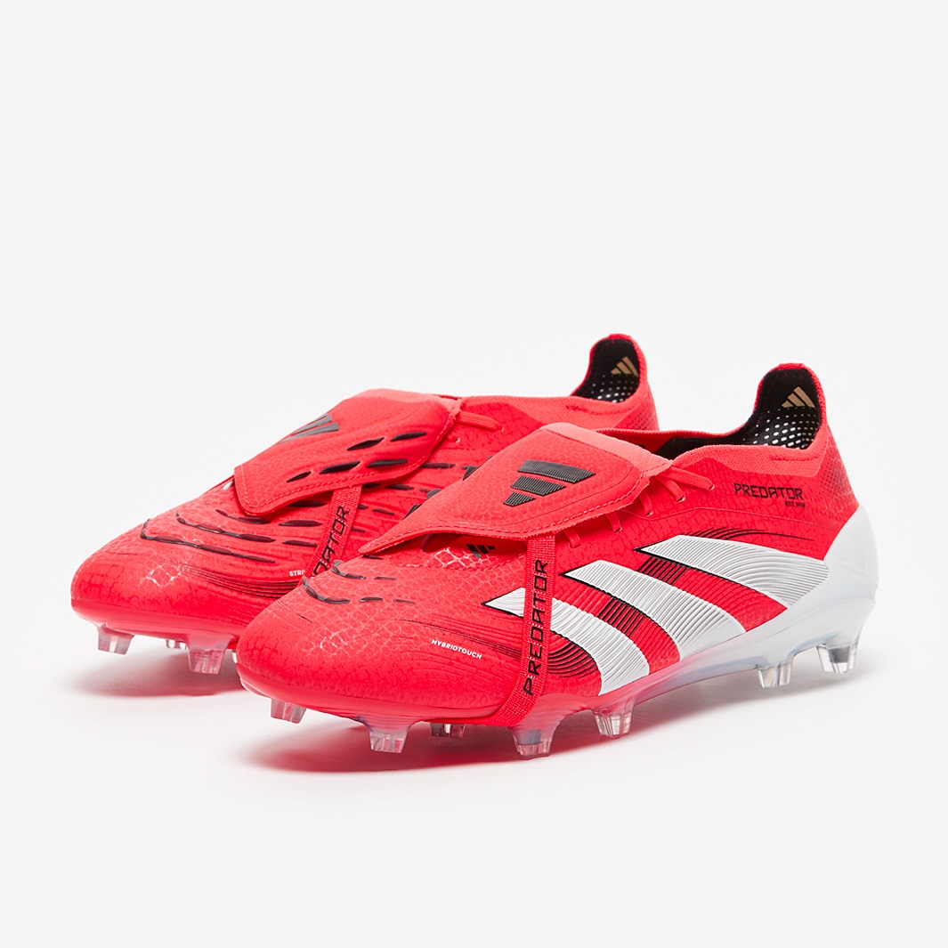 adidas Predator Elite Tongue Firm Ground - Lucid Red/White