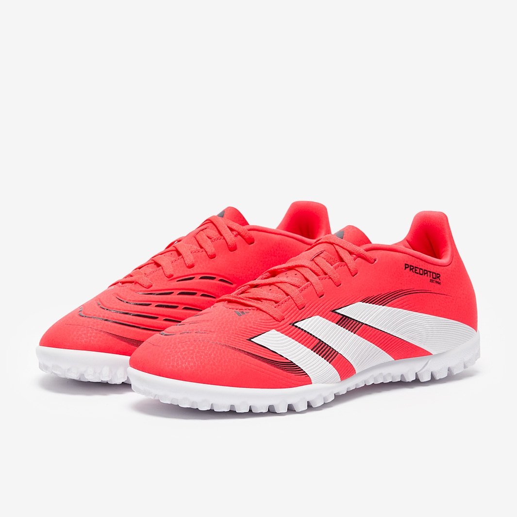 adidas Predator レッド シューズ adidas Predator Club Turf - Lucid Red/White/Black - Adult