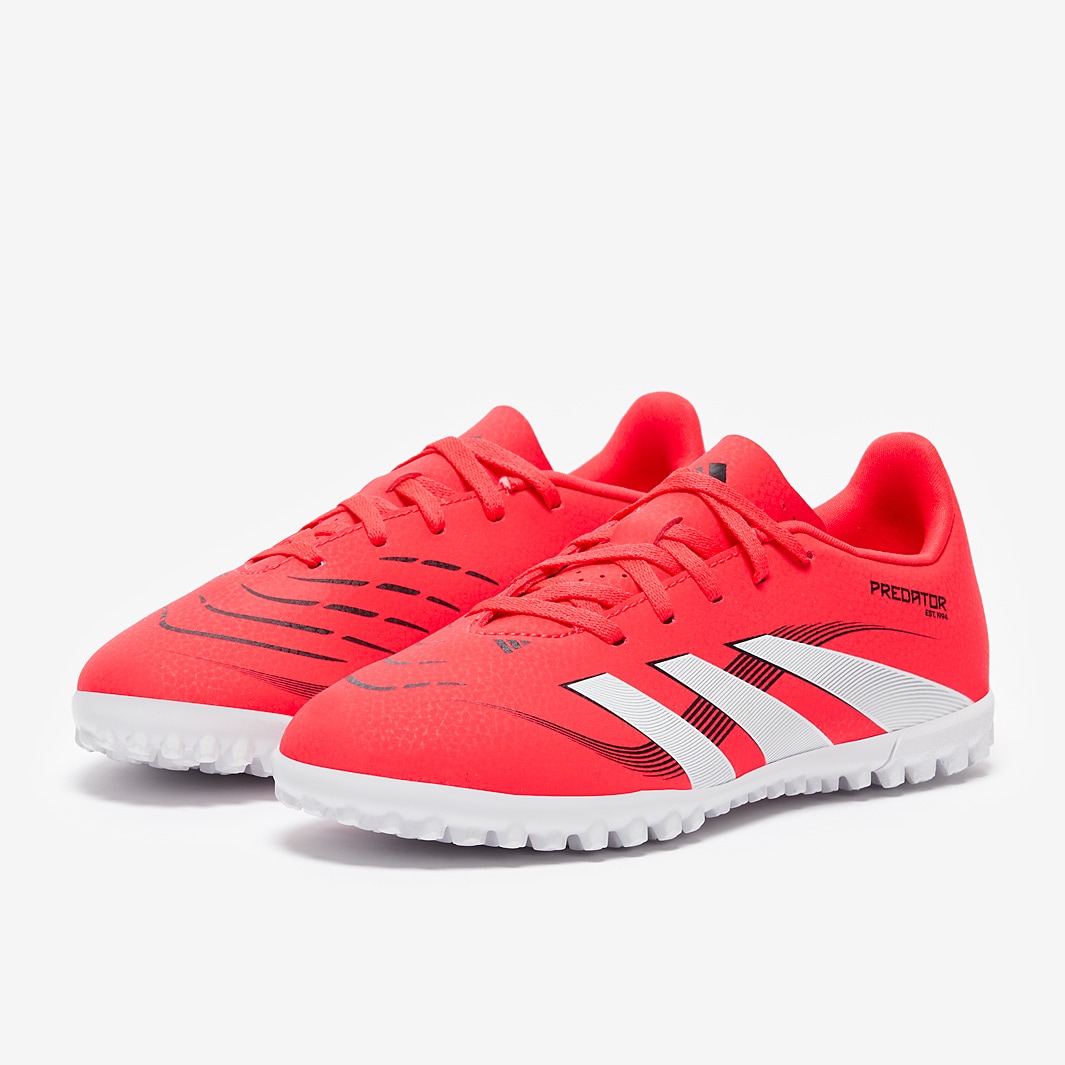 adidas Kids Predator Club Turf - Lucid Red/White/Black - Junior