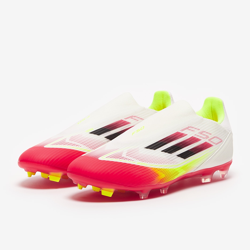 adidas F50 League Laceless Firm Ground/Mixed Ground - White adidas F50 League Laceless Firm Ground/Mixed Ground - White