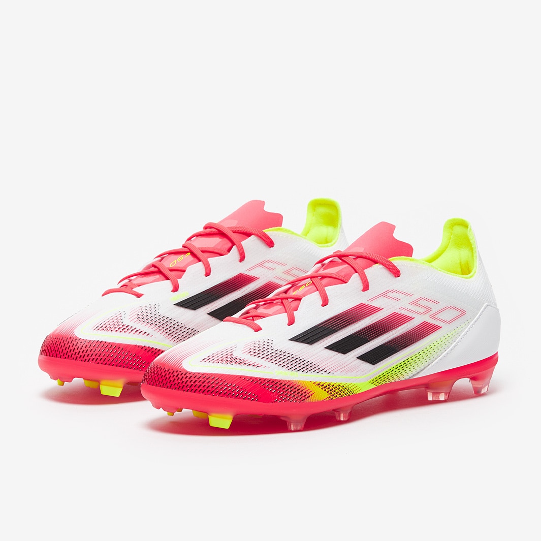 Mens Soccer Cleats - adidas 11Pro FG - Firm Ground - Light Flash Yellow  /Dark Grey/Semi Solar Yellow - B24148 |